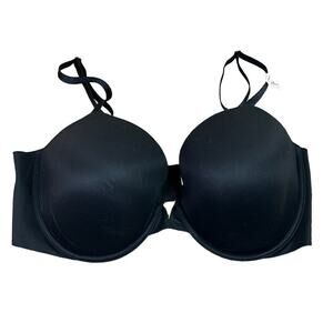 Victoria's Secret Black Demi Bra Smooth Lined Women's Size 38DD NWT